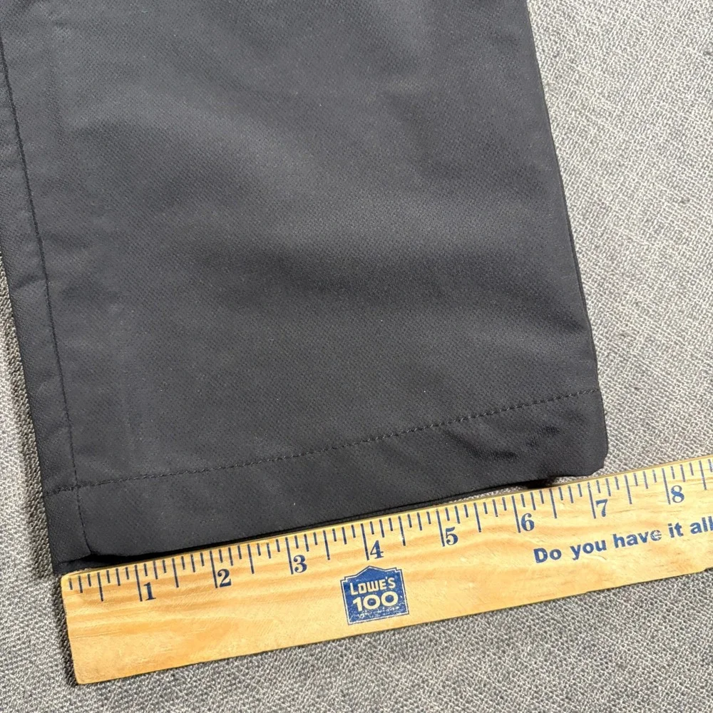 Banana Republic Performance Pants Mens 36x30 Black Tech Trousers Straight Leg
